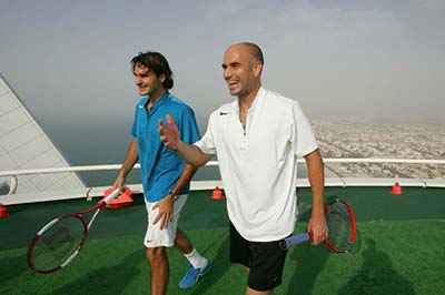 rooftop tennis, Dubai, berita unik, indosport303.com